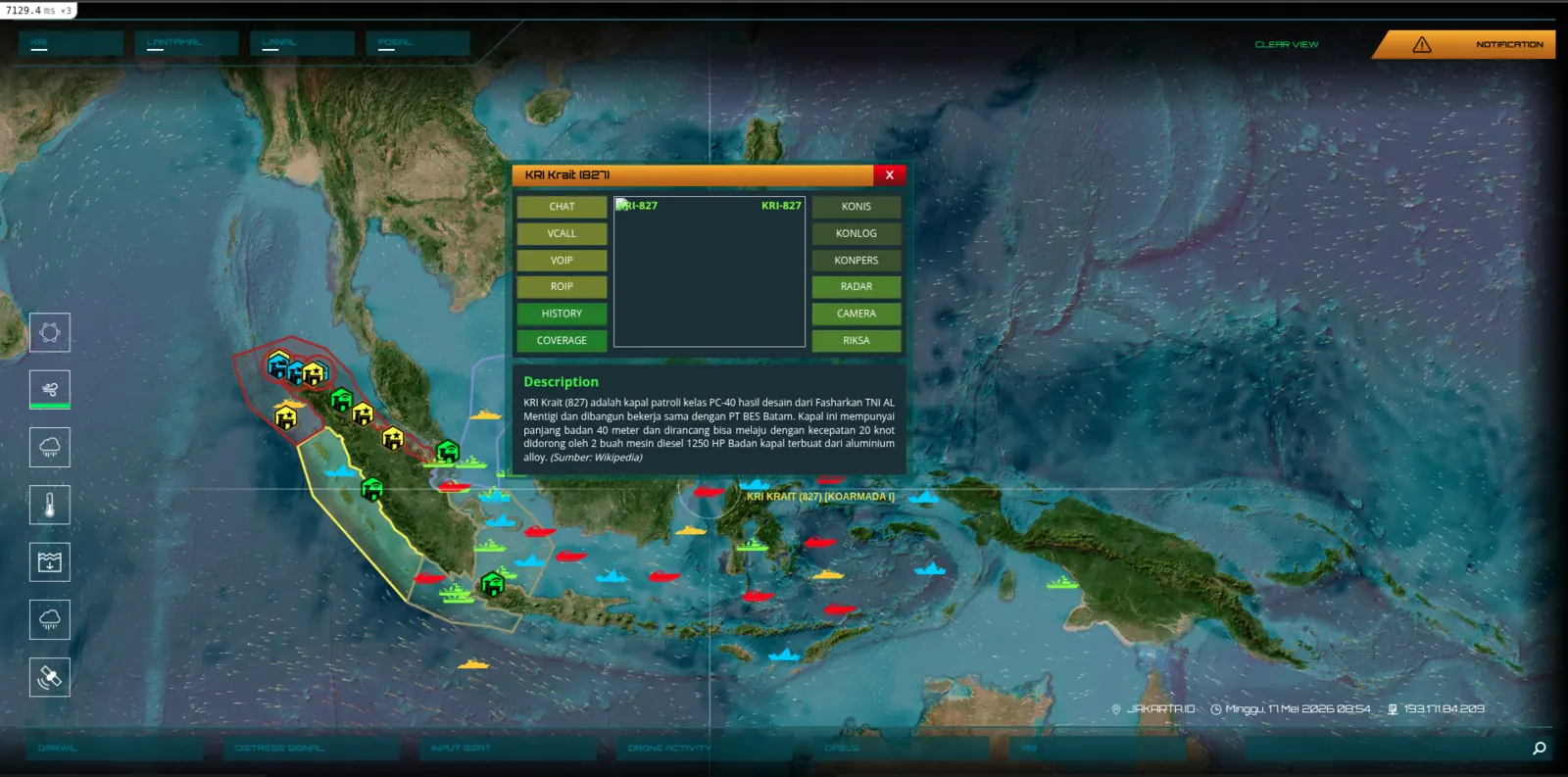 C2MS command dashboard view 2